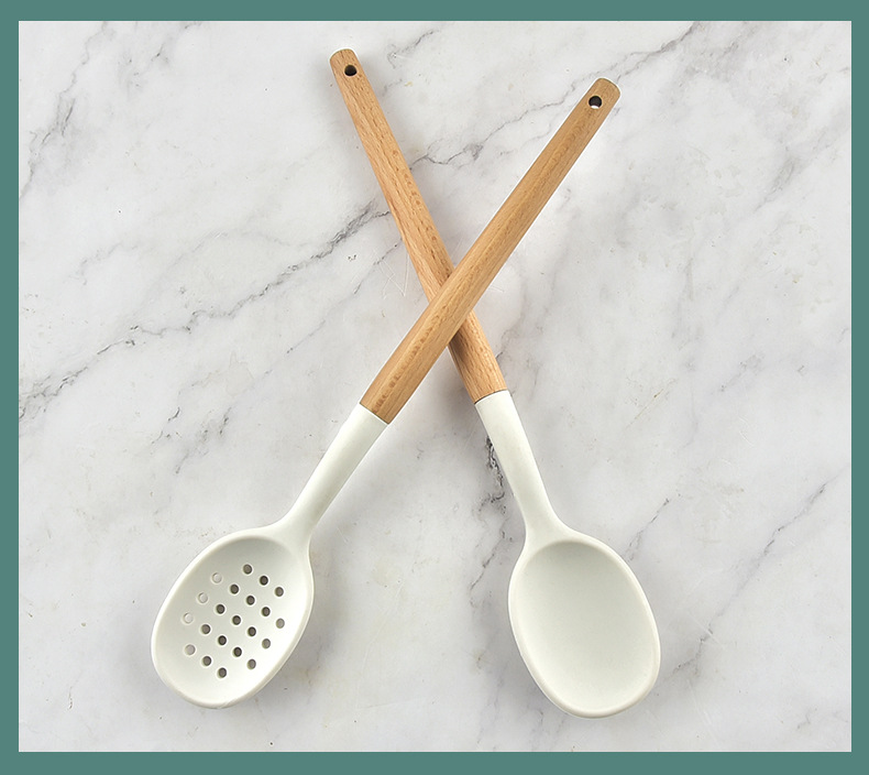 木柄硅胶厨具套装_10