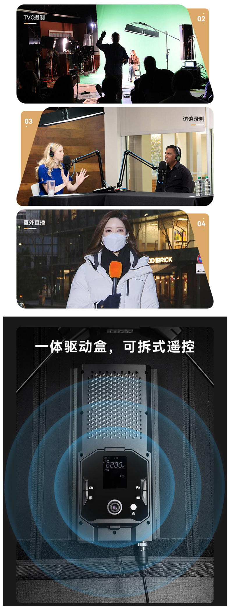 永诺YNFLEX180柔性影视布灯