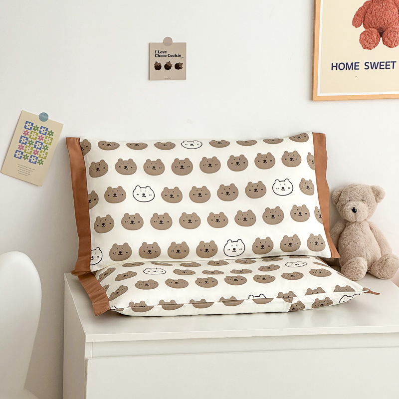 小熊饼干枕套
