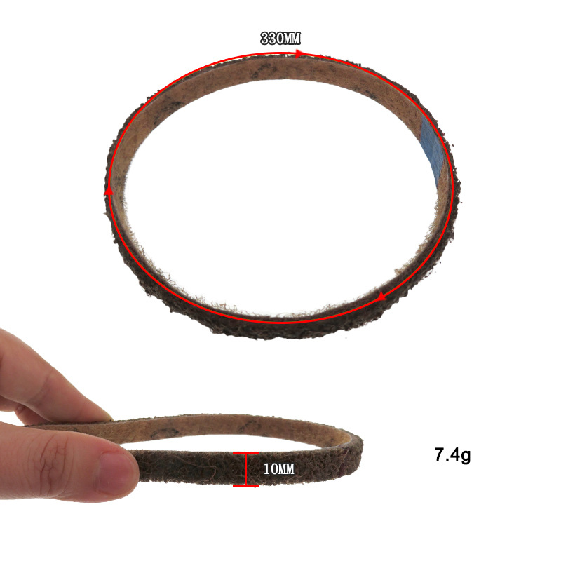 10X330MM3M黄色抗拉伸尼龙砂带4