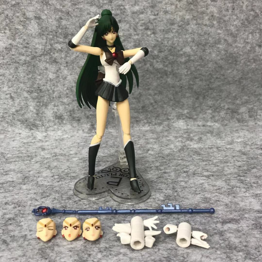 智贝详情图_1动漫美少女战士SHF冥王奈雪关节可动手办