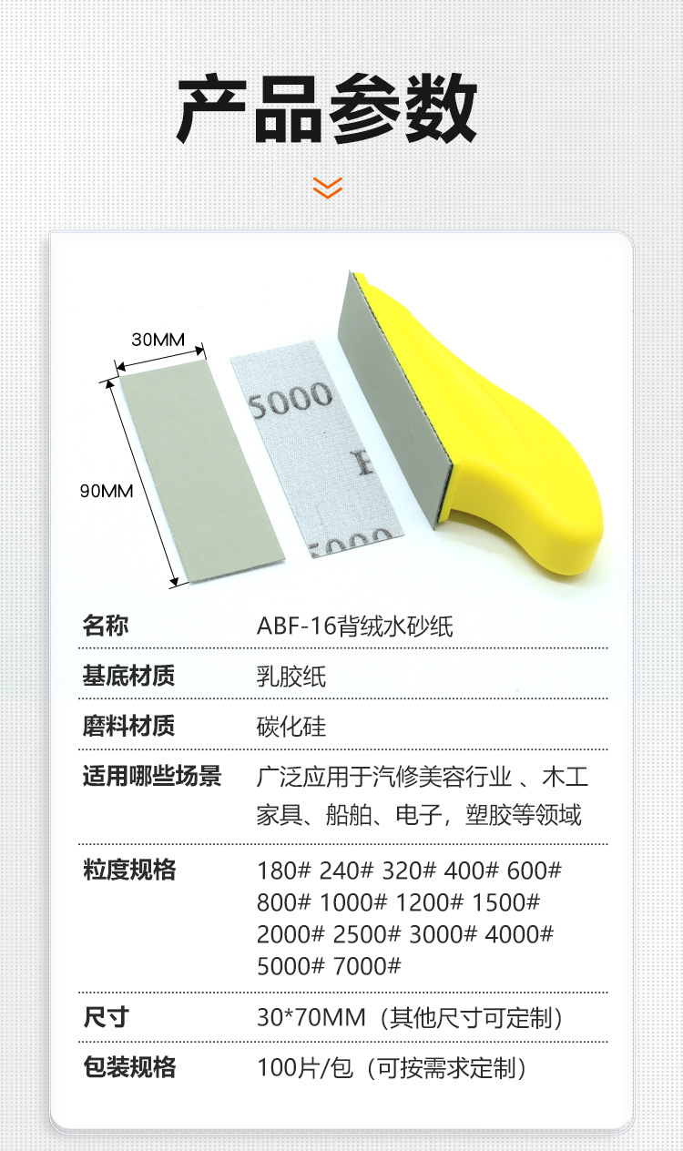 碳化硅水砂纸