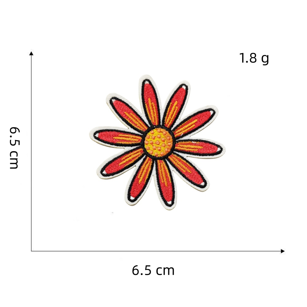 橘色系列布贴11#