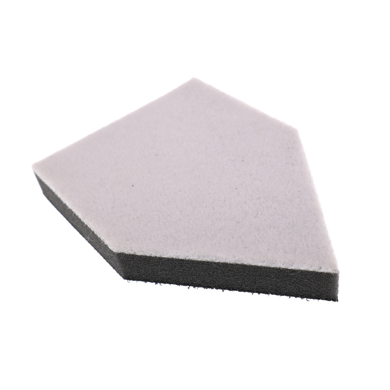 63X88mm 五边形软海绵缓冲垫 厚10MM白11