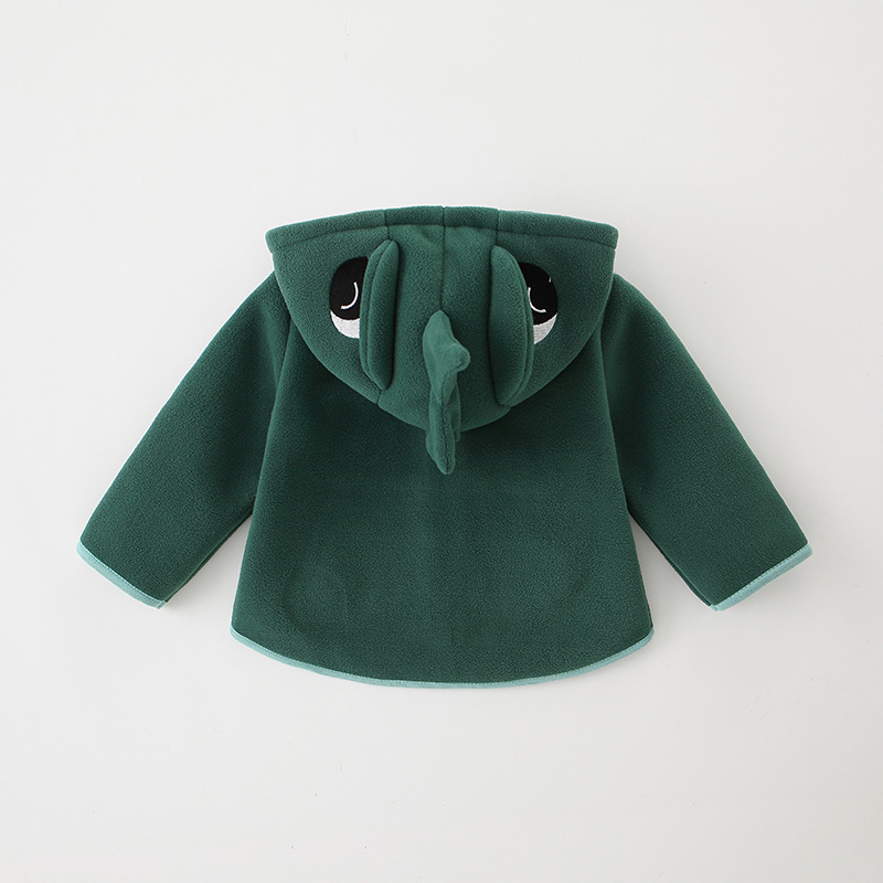 【YLR卡通外套】绿色恐龙背面