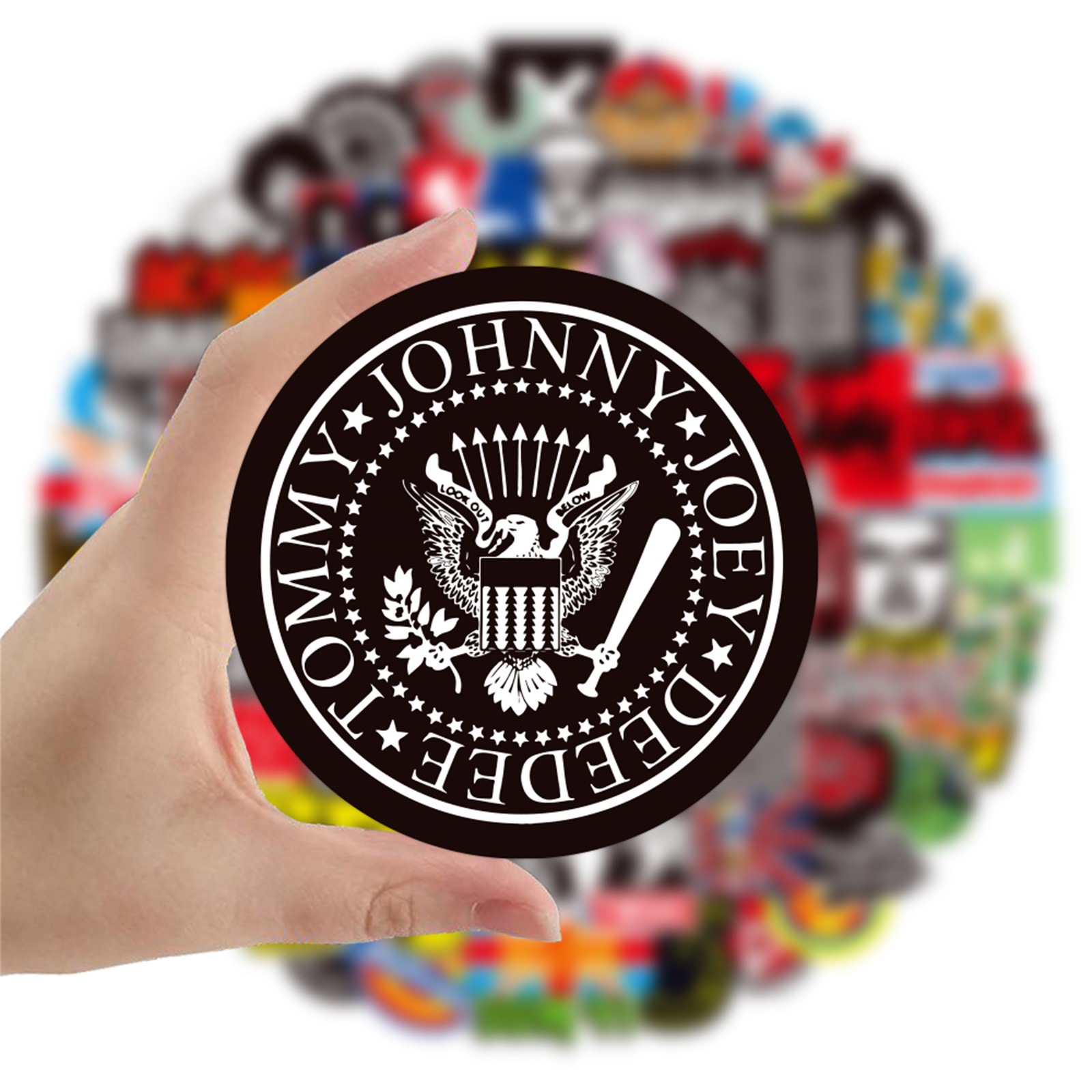 E-023 -摇滚音乐100张 手拿