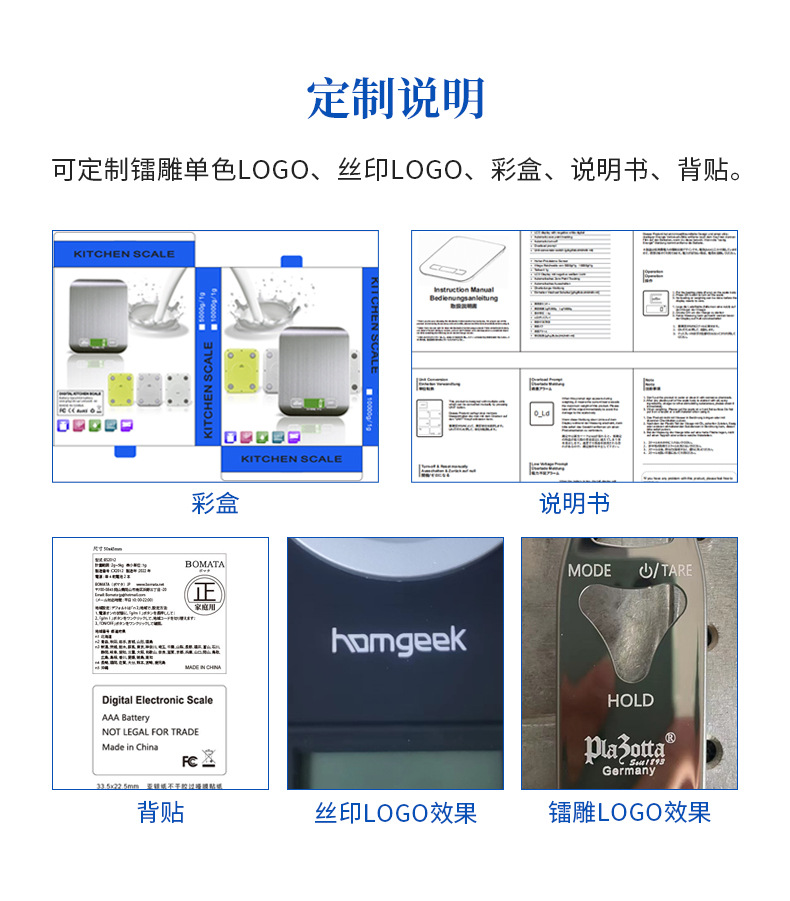 定制说明