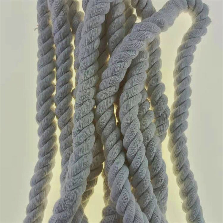 三股棉绳编织本色棉绳
