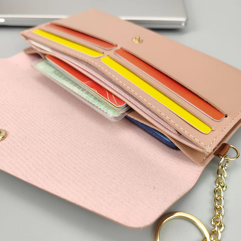 9001女士长款双胞胎钱包