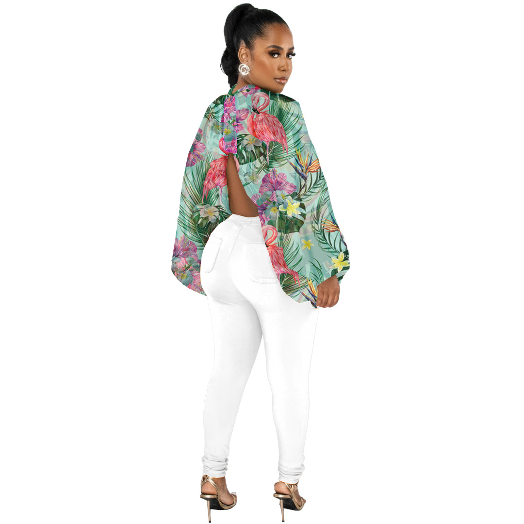 6690 绿底火烈鸟模特图2.jpg