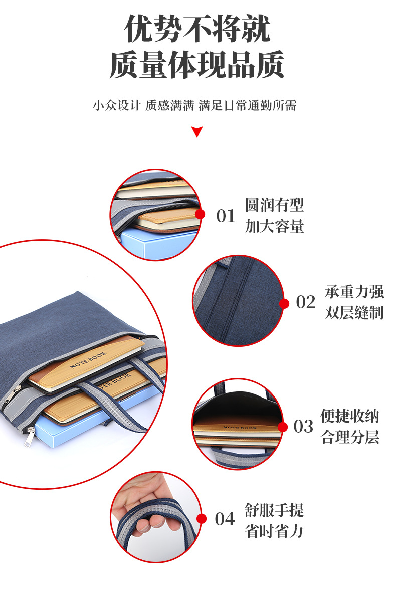 808阳离子牛津布文件包