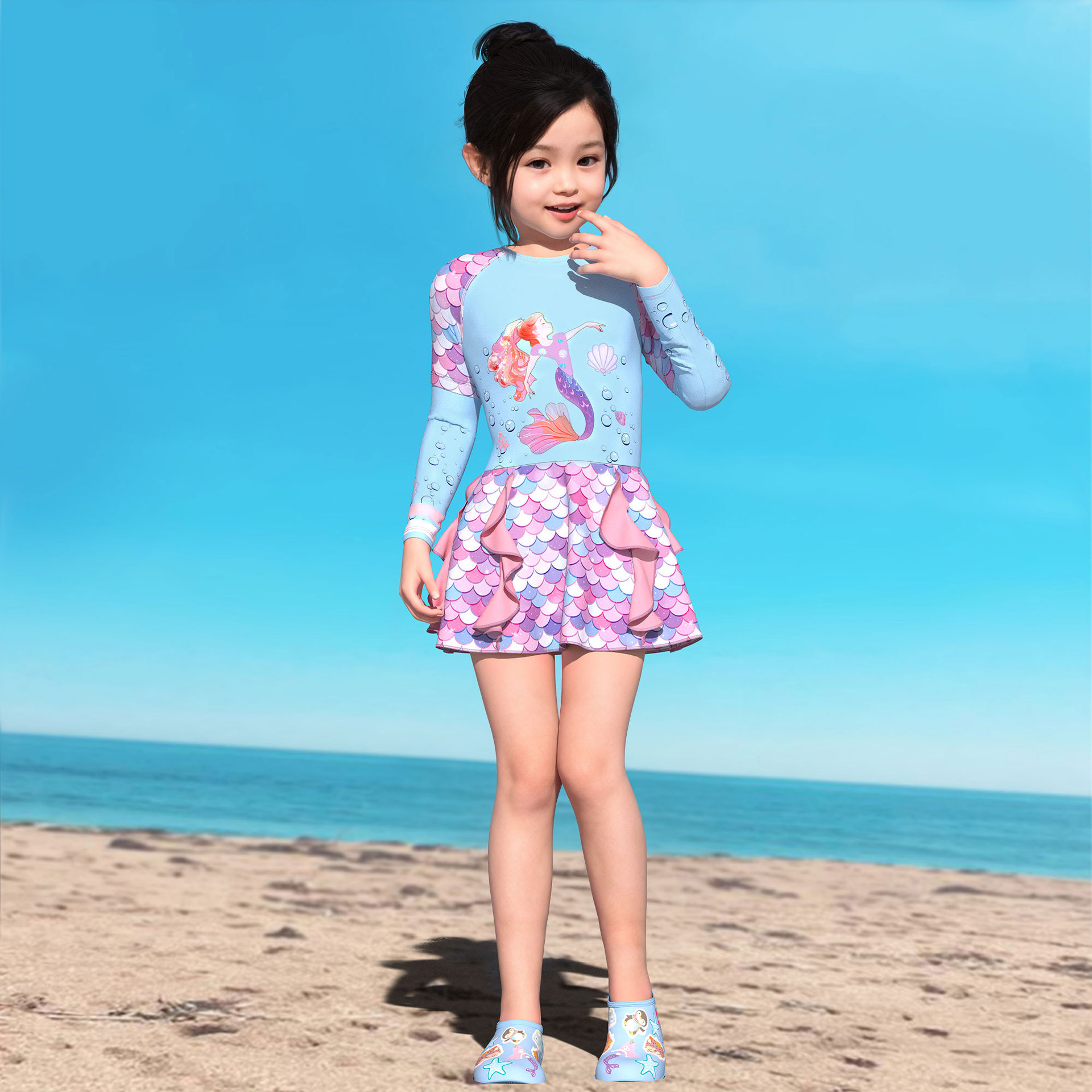 CM240103-2BZ人鱼戏水1