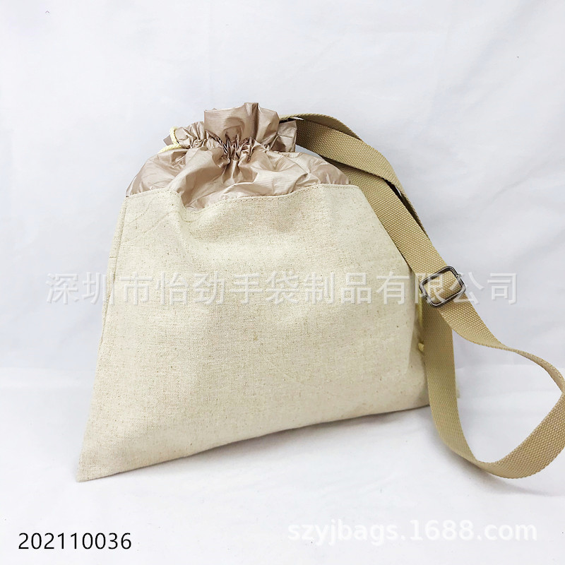 帆布 杜邦纸单肩包