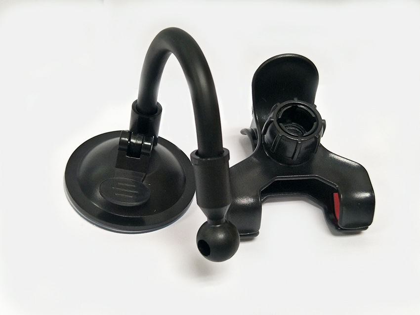 双夹铝管手机支架 万向软管支架 车载支架 大夹头