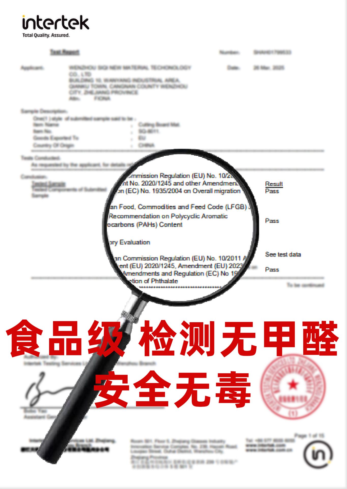 垫子检测报告 (2)