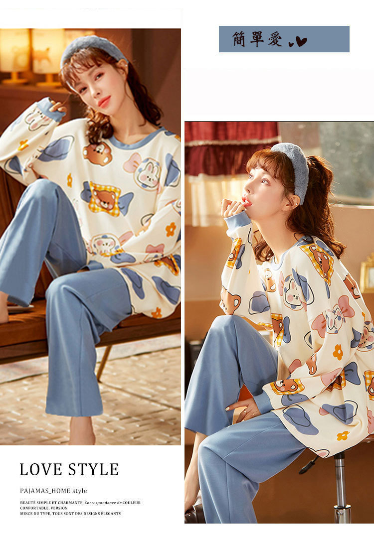 SMX厚款蓝裤蝴蝶结熊长套_09