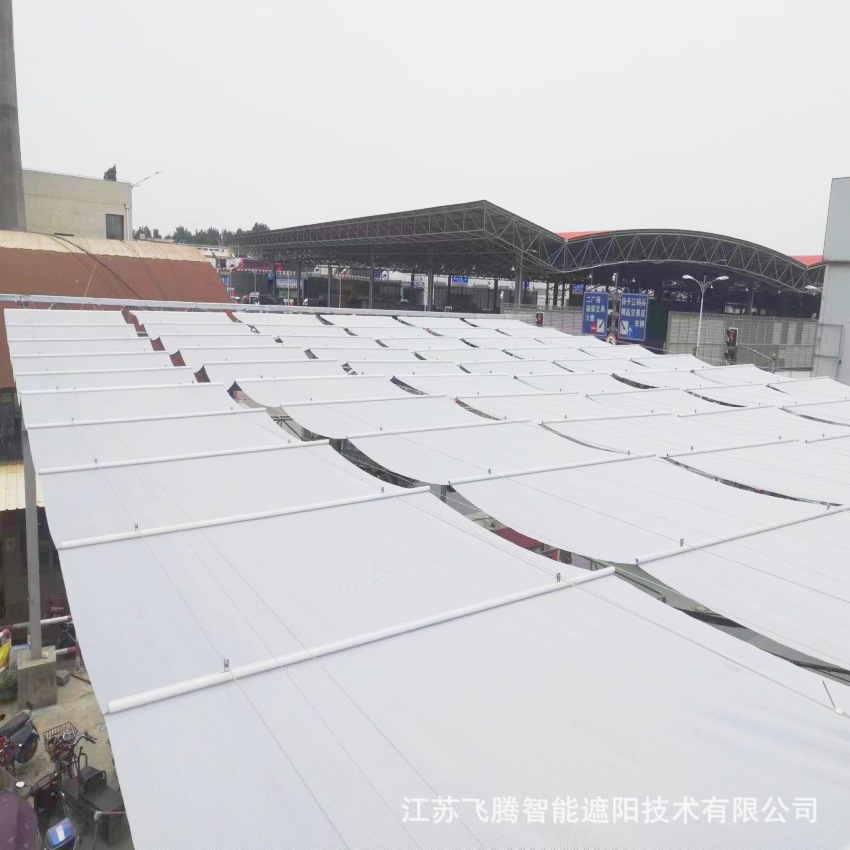 菜市场电动遮阳网