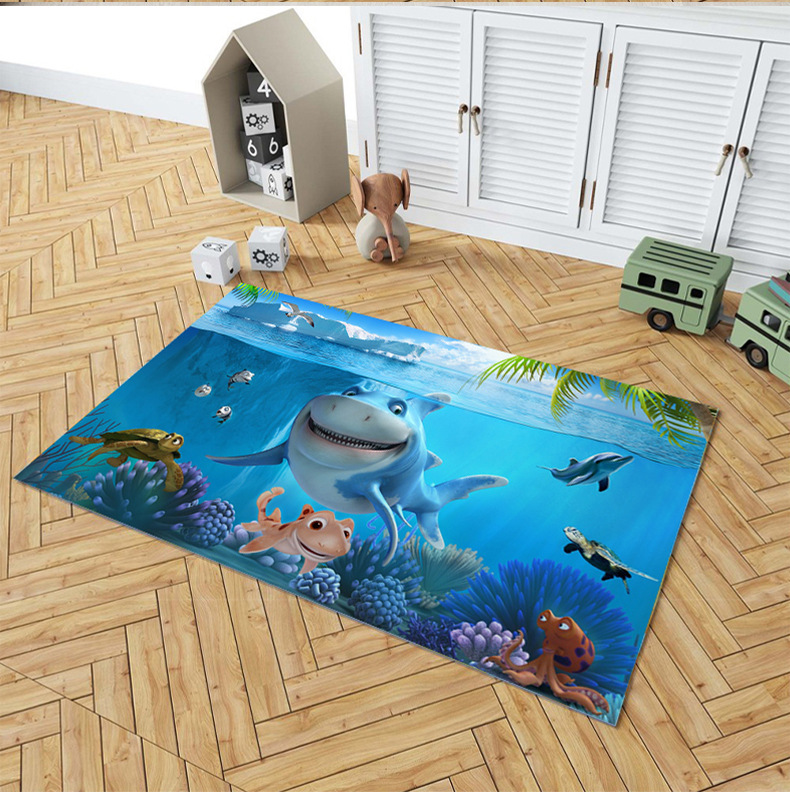 卡通地毯,家用地垫,卧室地毯,装饰地毯