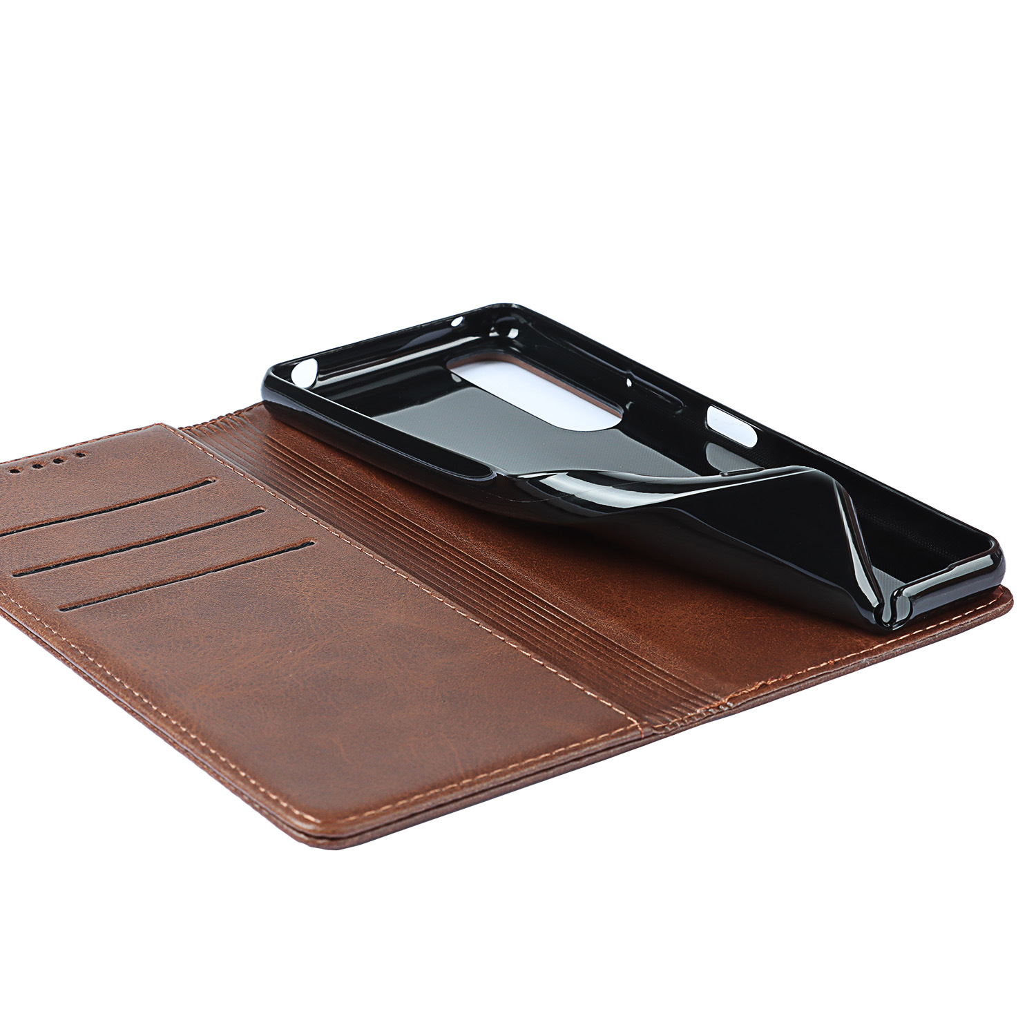 索尼 Xperia 5 III 小牛纹强磁皮套