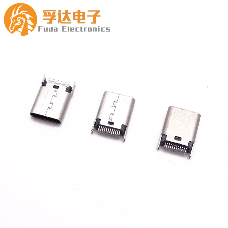 19.TYPE C24P夹板母座长9.3-10.5夹板0.8