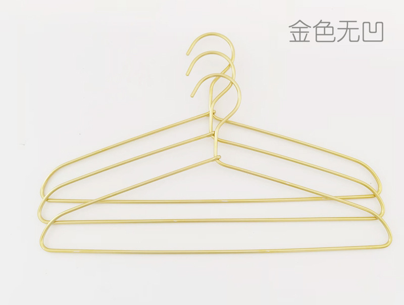 金色无凹铝衣架长图