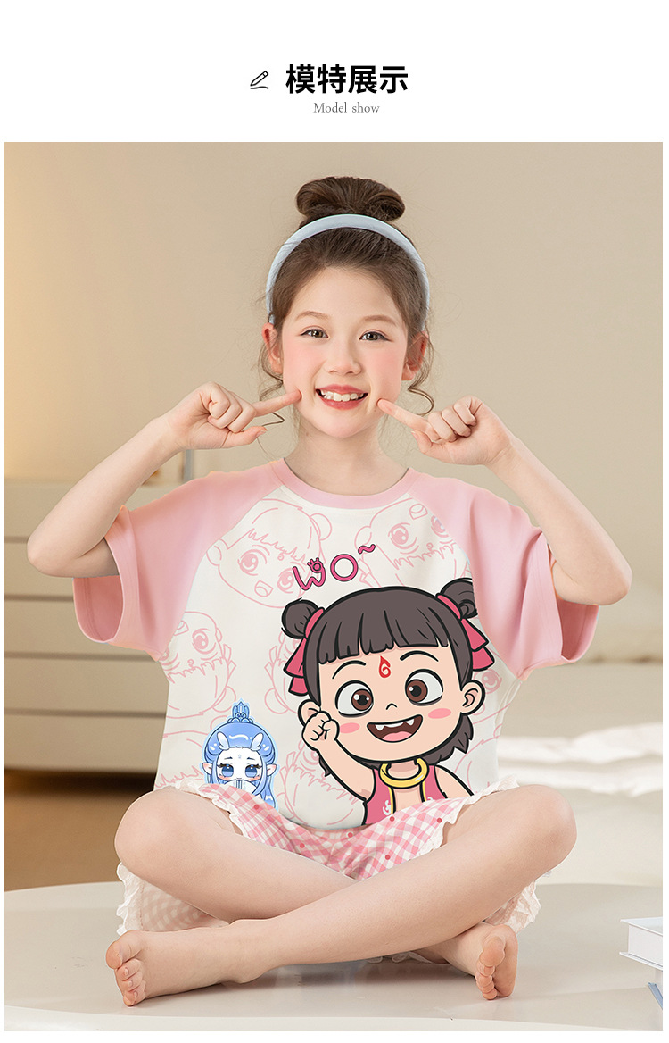 复制_儿童睡衣女童夏季纯棉薄款双短套装小女孩中.jpeg