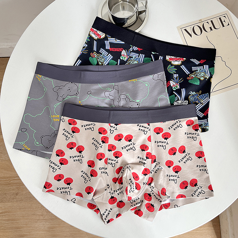 男士青少年印花内裤