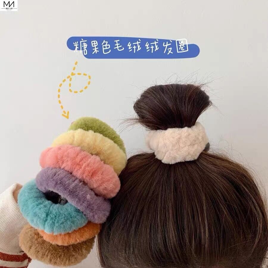 短款毛毛发圈