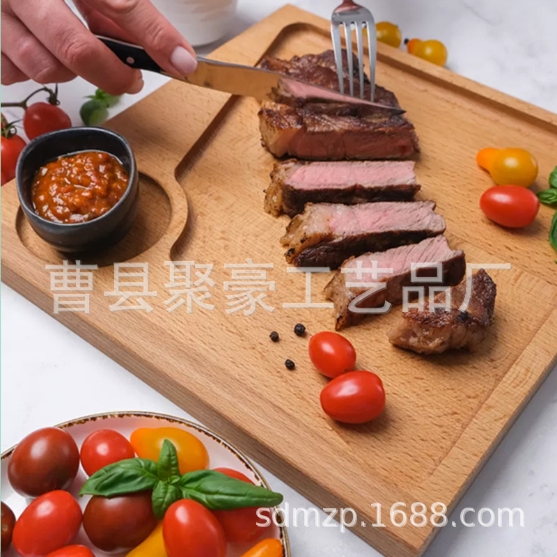 木质创意托盘橡木砧板寿司盘薯条炸鸡木盘实木披萨奶酪托盘批发