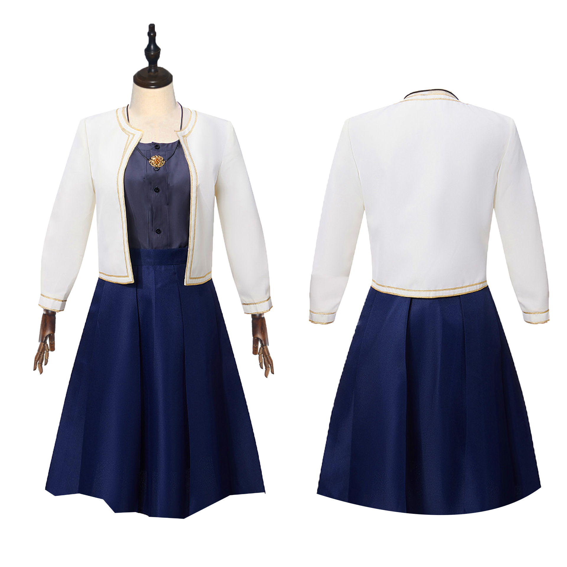 约儿佛杰贵妇套装白外套+蓝裙子 合拍.jpg