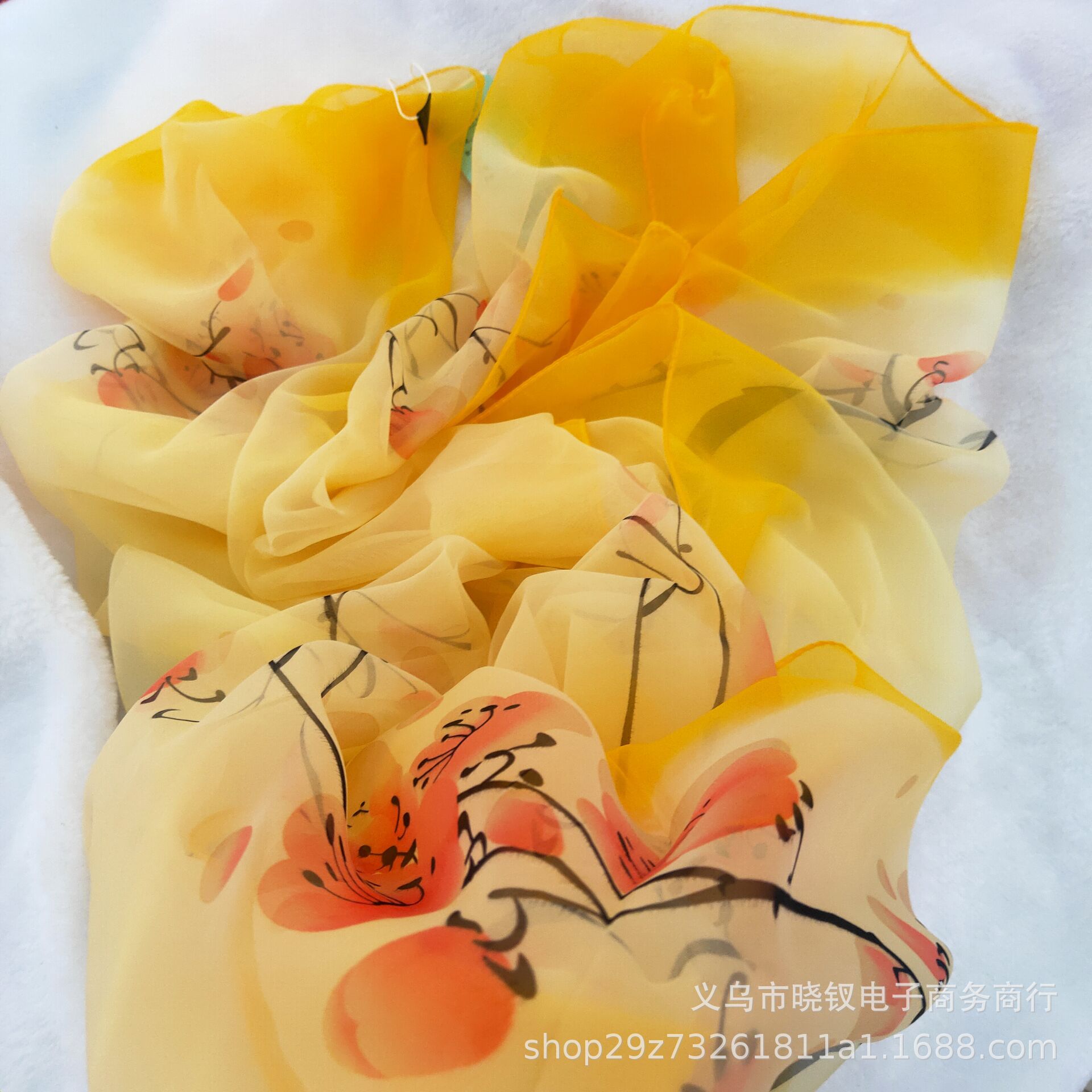 夏季防晒优柔沙丝巾