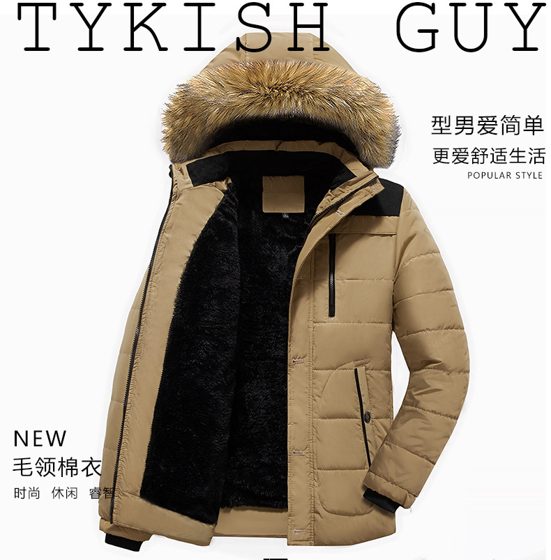 跨境男装棉服