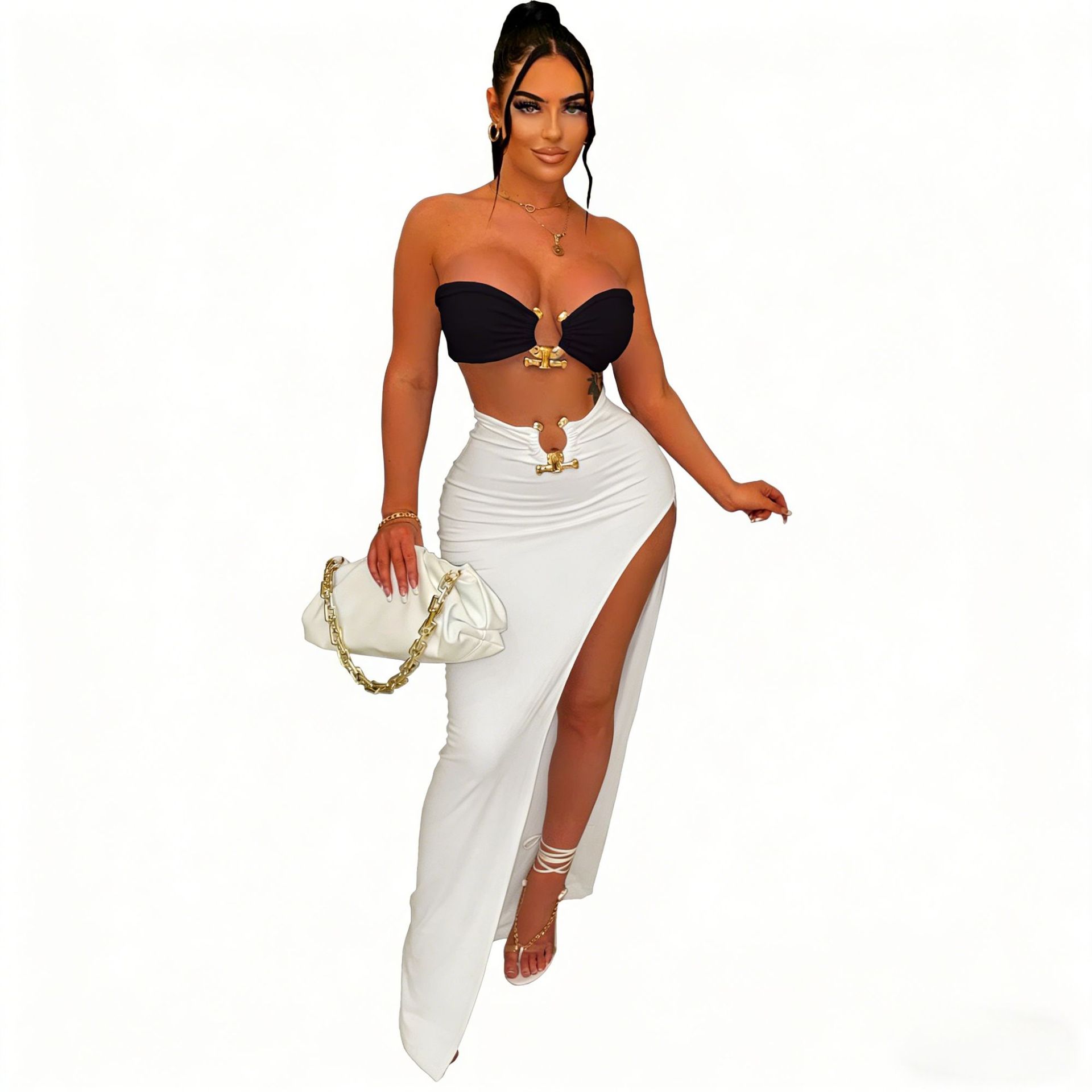 更换模特裙子颜色