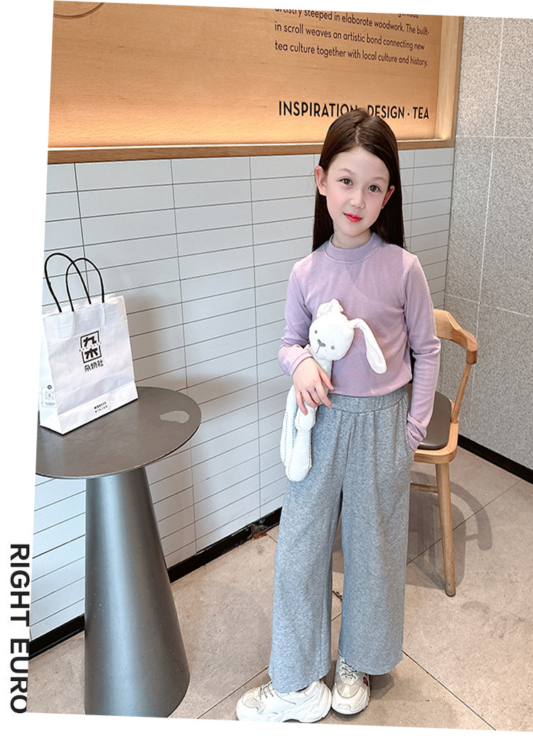 女童保暖打底衫
