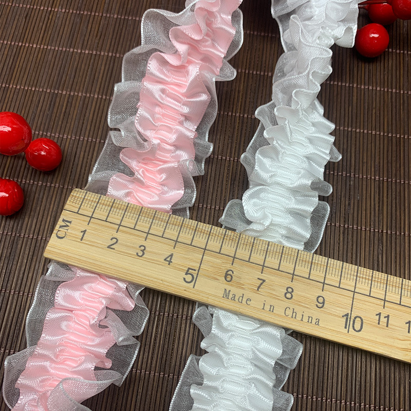 多色小香风蕾丝花边辅料高档刺绣布料痛包装饰带丝带服