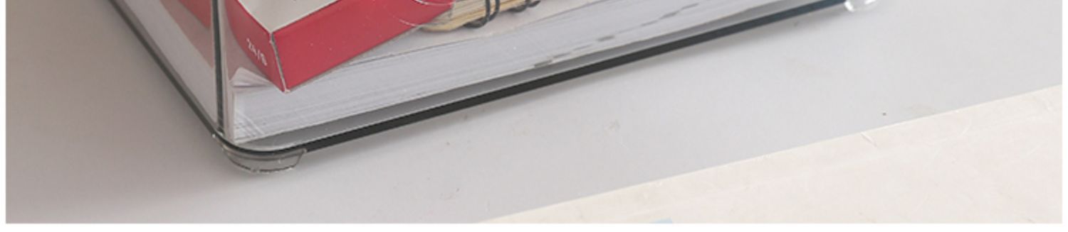 桌面收纳盒透明化妆品面膜整理盒亚克力零食筐家用厨房杂物储物盒