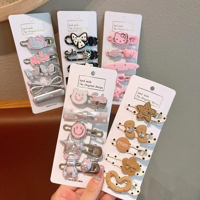 儿童发夹女多巴胺可爱前额碎发夹刘海夹头饰2025新款发卡女童