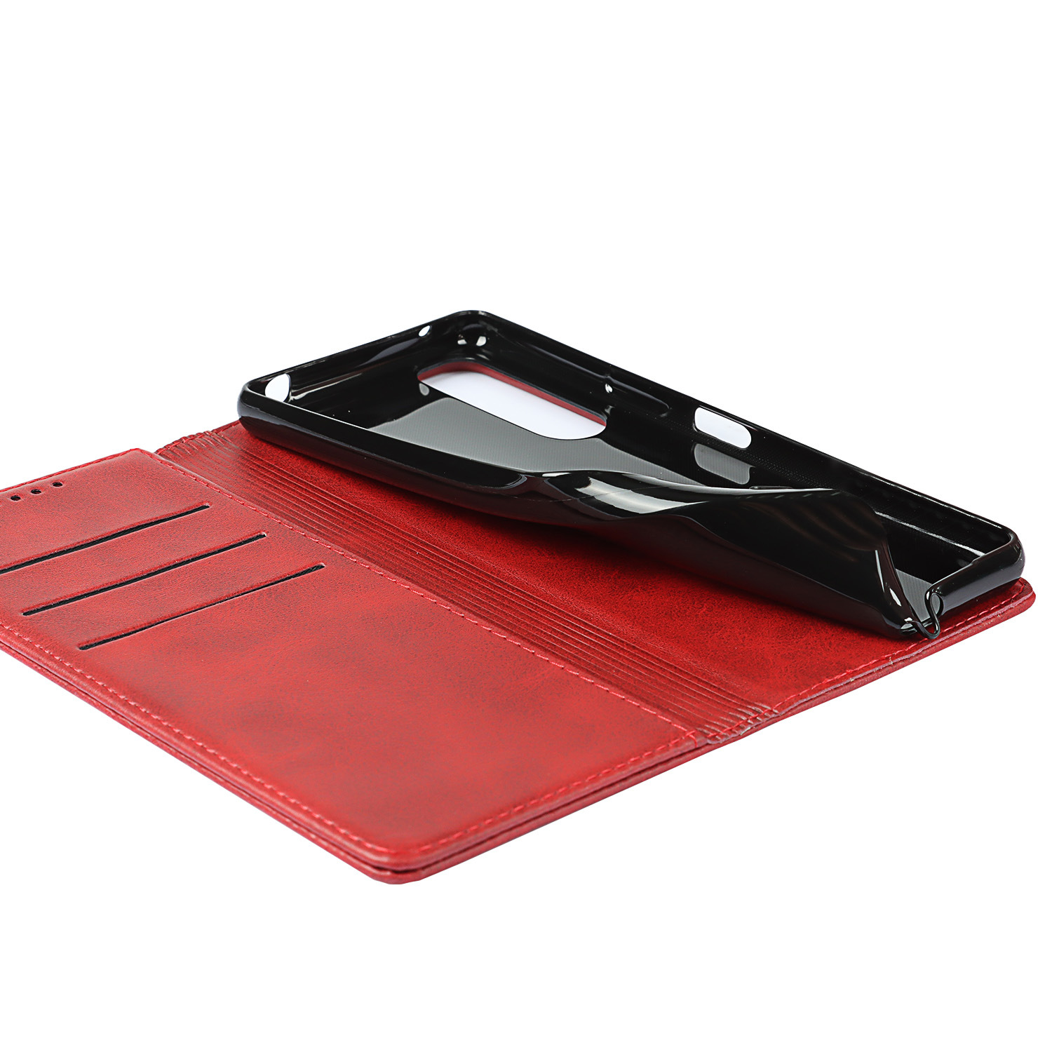 索尼 Xperia 5 III 小牛纹强磁皮套