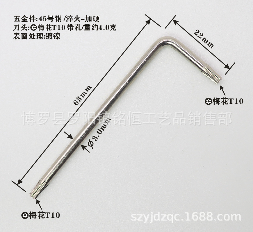 T10带孔-22X63-45号钢 -3