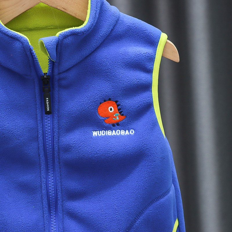 DD43-马甲摇粒绒-恐龙