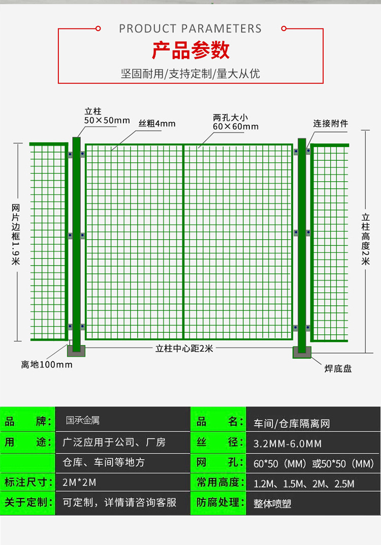 车间隔离网