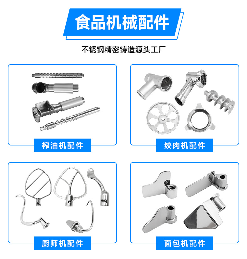 食品机械配件分类