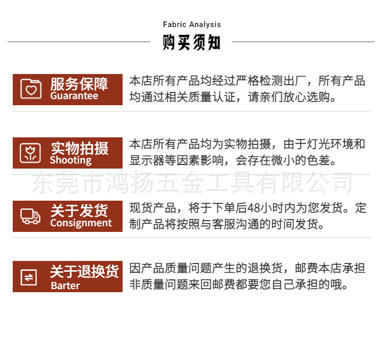 详情页模块购买须知