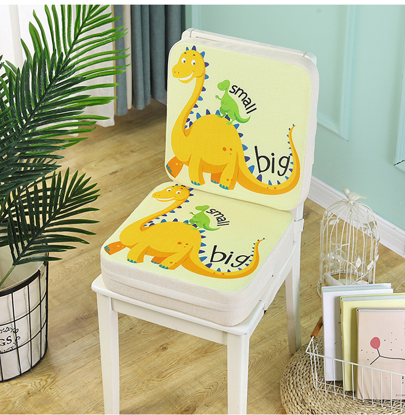 可爱卡通,儿童增高椅垫,日常通用,教室汽车加高加厚坐垫,宝宝增高椅垫