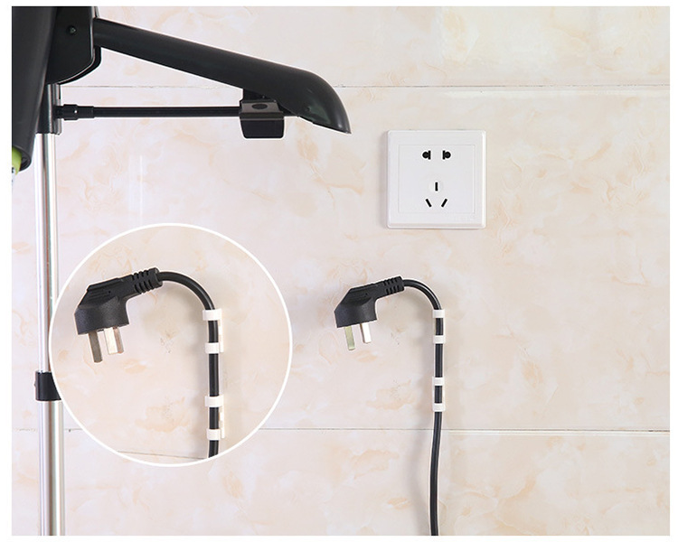 塑料线扣电源线整理夹自粘式固定桌面理线夹器免钉网线线夹线卡-