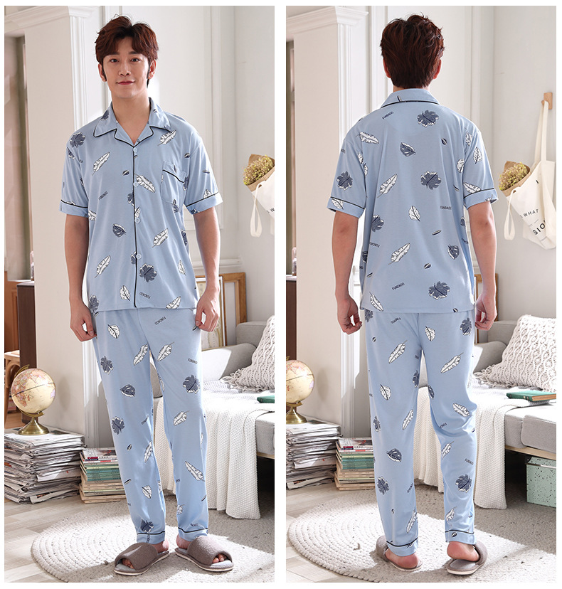 睡衣男夏季
