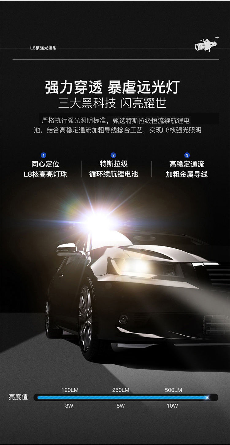 LED强光户外钓鱼灯