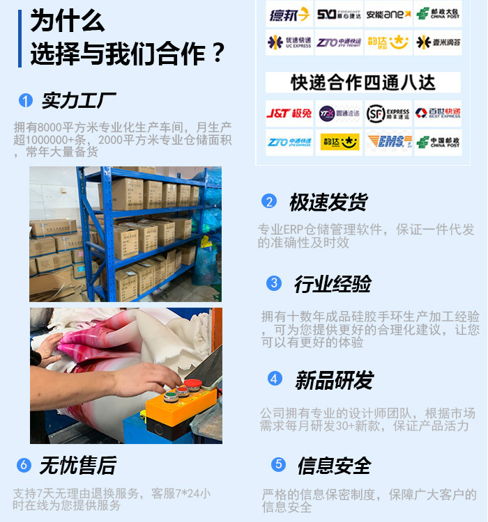 月亮星星扑克格子表情包硅胶手环