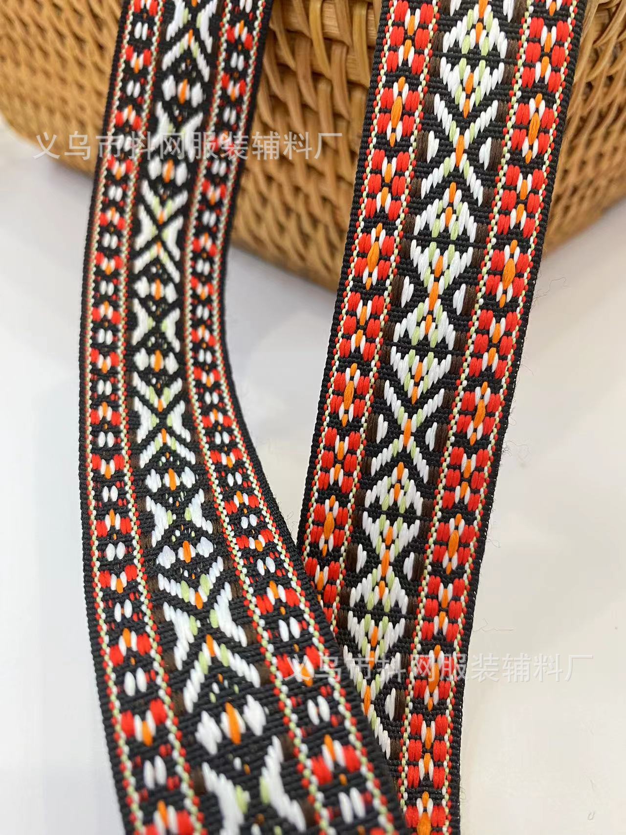 多款民族风提花刺绣织带