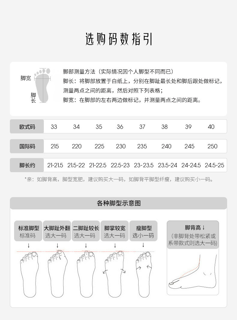 尺码图